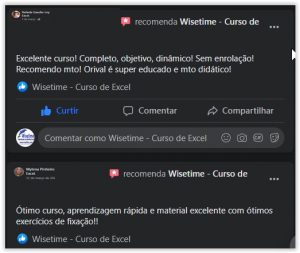 Curso de Excel Básico e avançado rj